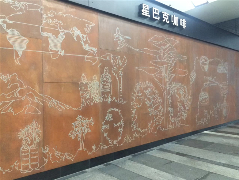 河东耐候钢幕墙